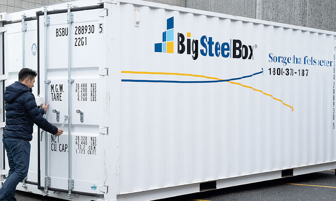How to Open and Close Shipping Container Doors - Video - BigSteelBox